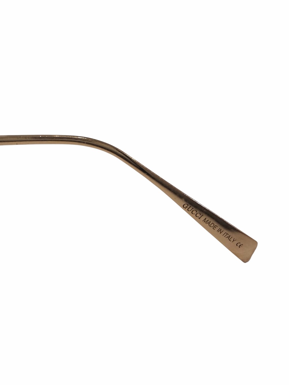 Brown Gradient Rimless Square Sunglasses - Picture 6 of 6